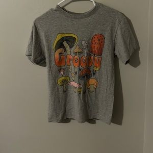 Gray mushroom shirt size small good condition barely worn